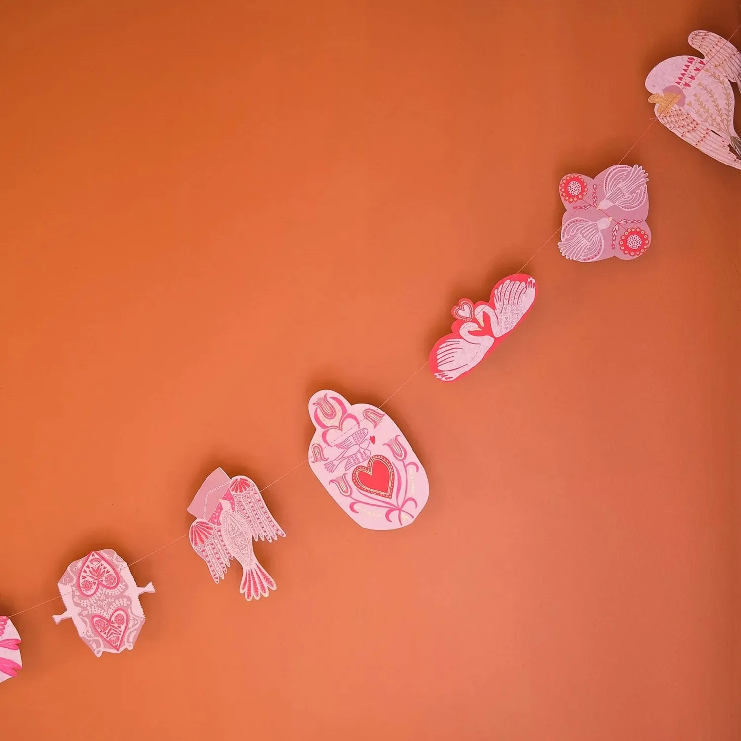 Handmade Garland -  Love Birds