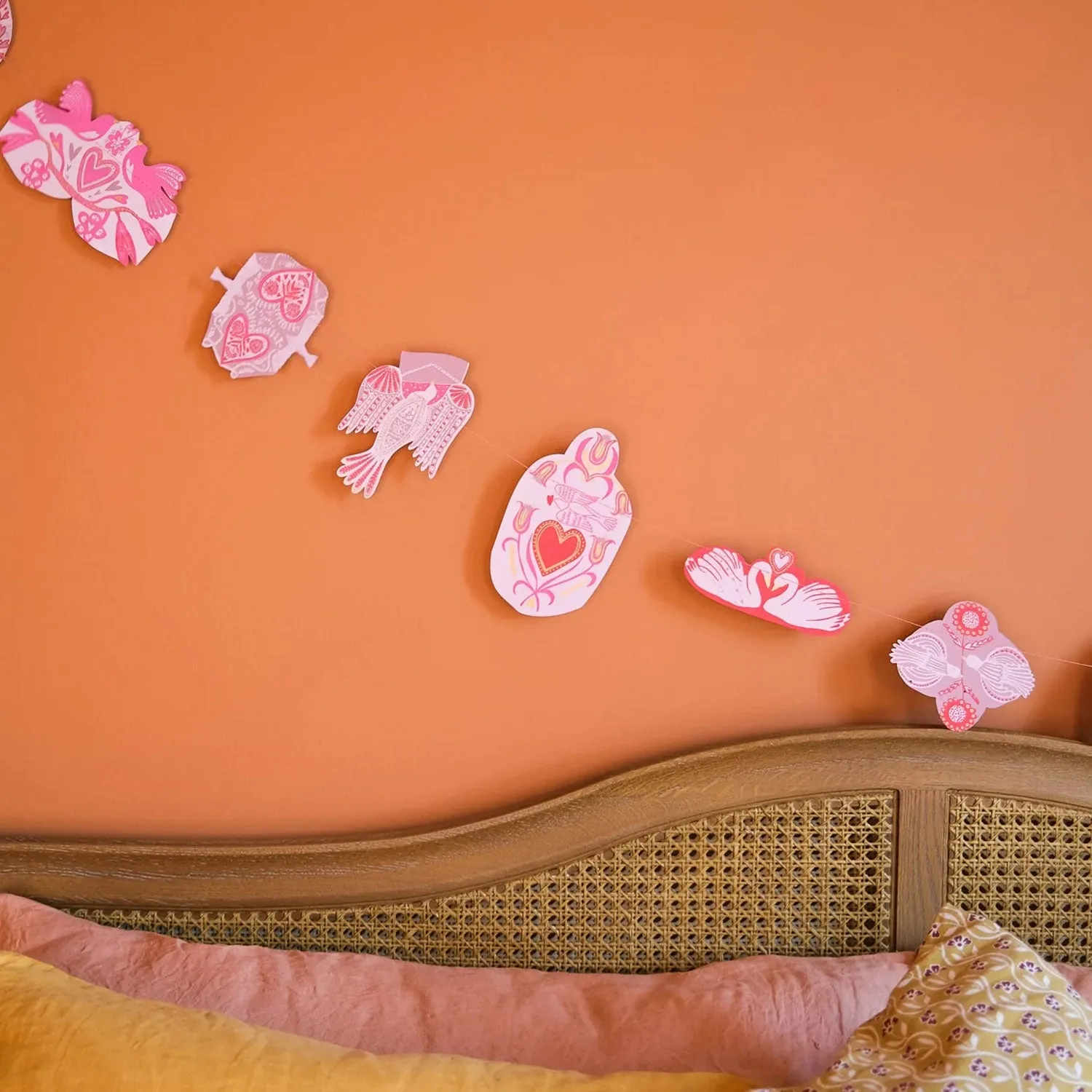 Handmade Garland -  Love Birds