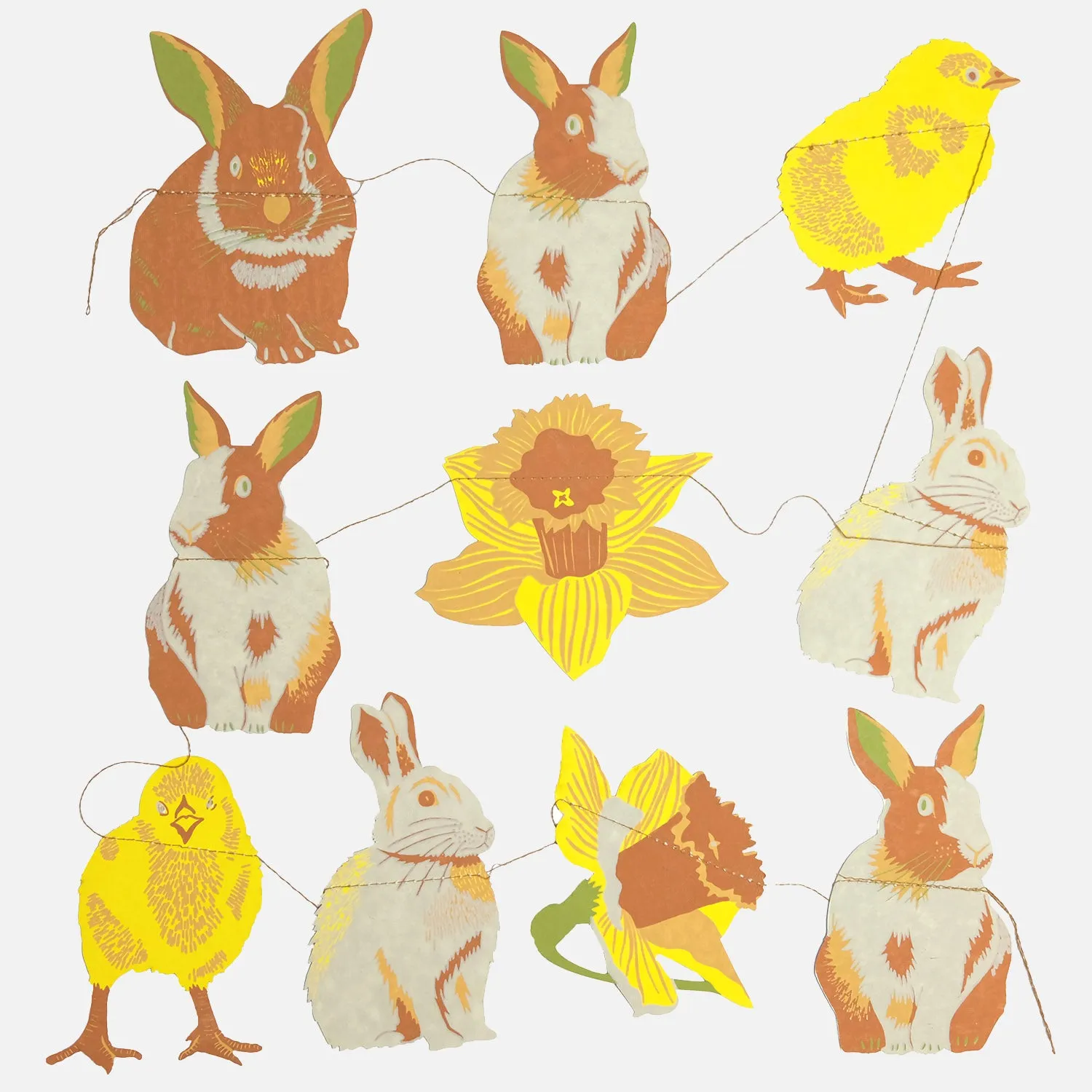 Handmade Garland - Rabbits