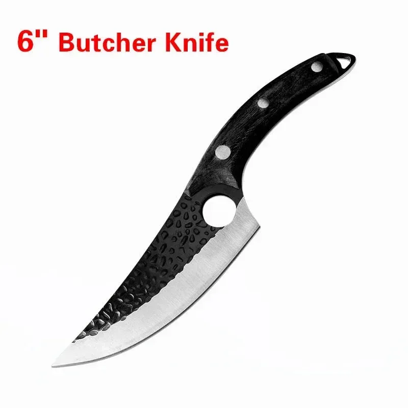 Handmade Kitchen Boning Knife Fishing Knife Serbian Cleaver Butcher Knives Forged in Fire Knives