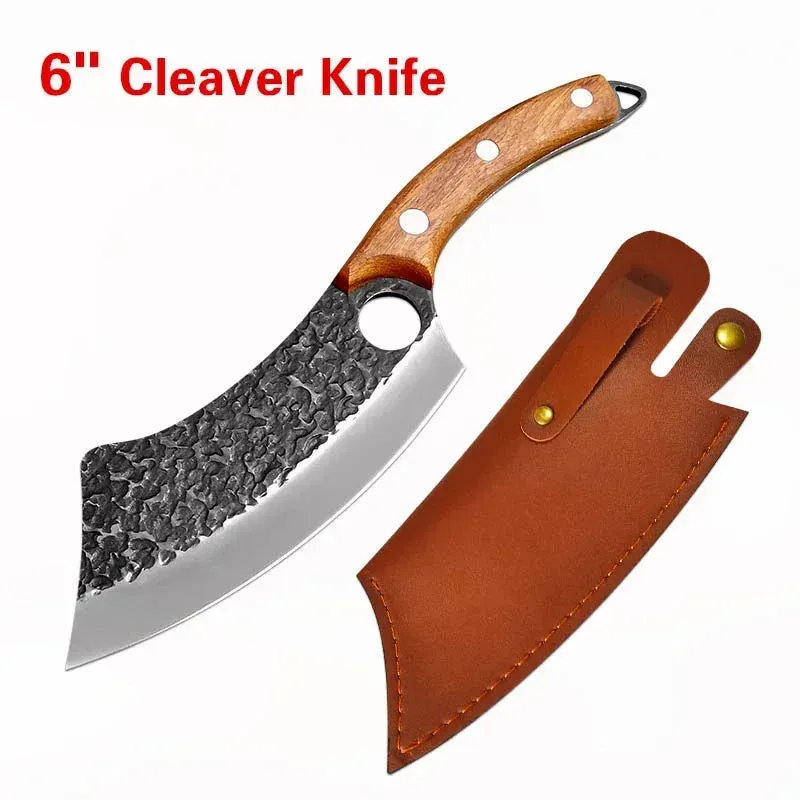 Handmade Kitchen Boning Knife Fishing Knife Serbian Cleaver Butcher Knives Forged in Fire Knives