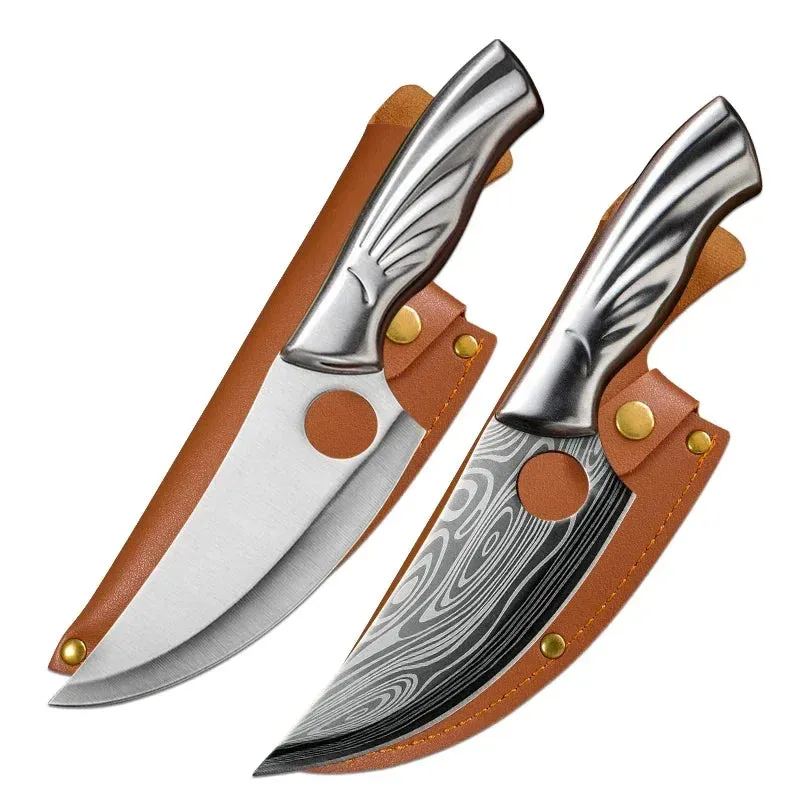 Handmade Kitchen Boning Knife Fishing Knife Serbian Cleaver Butcher Knives Forged in Fire Knives