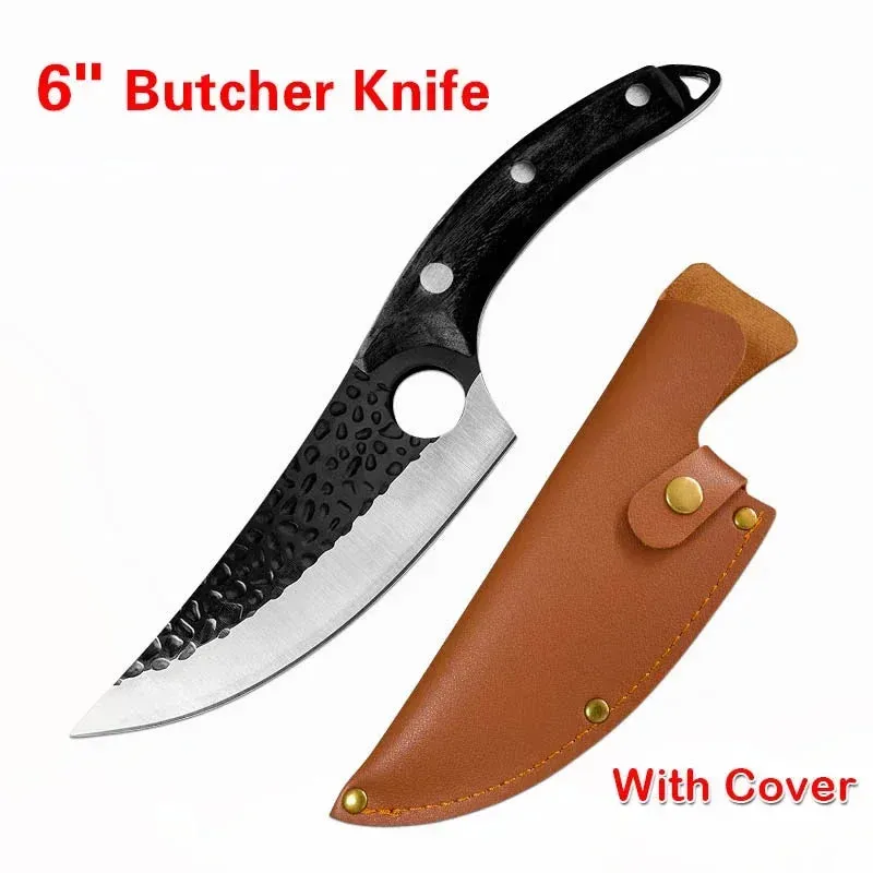 Handmade Kitchen Boning Knife Fishing Knife Serbian Cleaver Butcher Knives Forged in Fire Knives