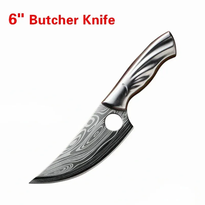 Handmade Kitchen Boning Knife Fishing Knife Serbian Cleaver Butcher Knives Forged in Fire Knives