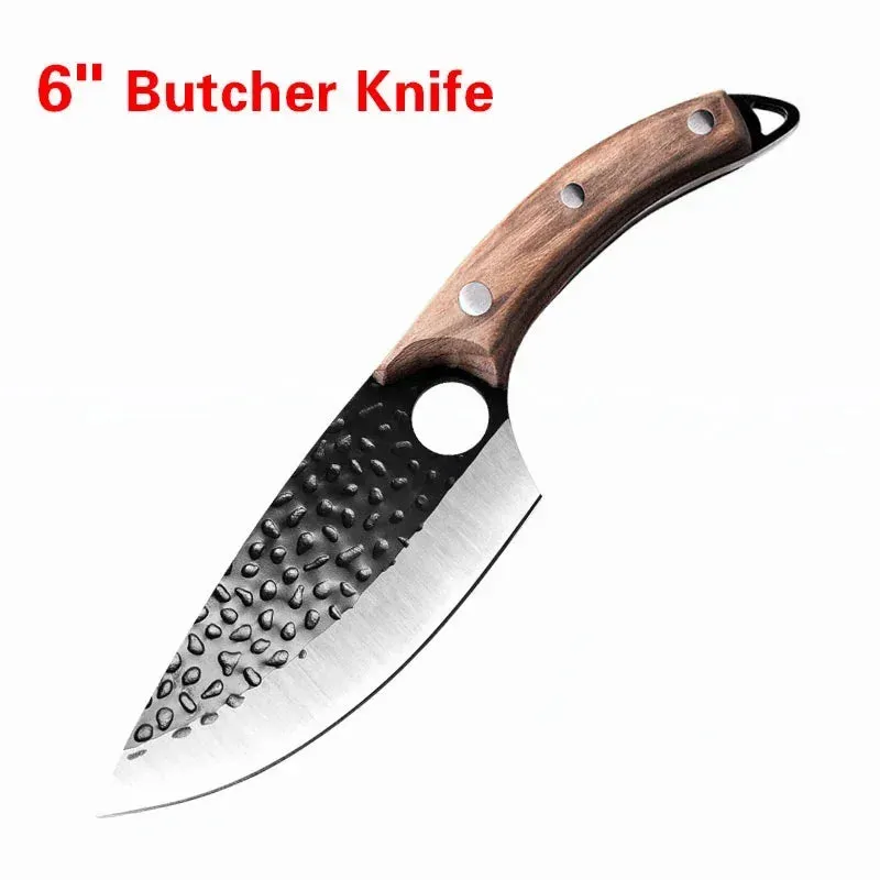 Handmade Kitchen Boning Knife Fishing Knife Serbian Cleaver Butcher Knives Forged in Fire Knives