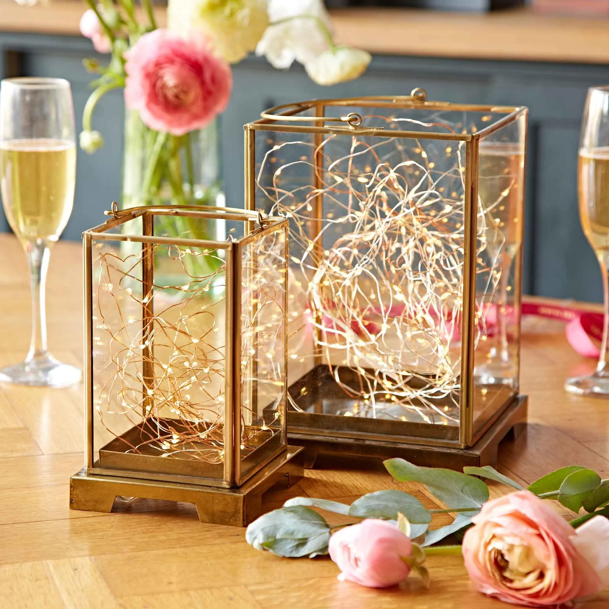 Handmade Lantern with Reversible Base