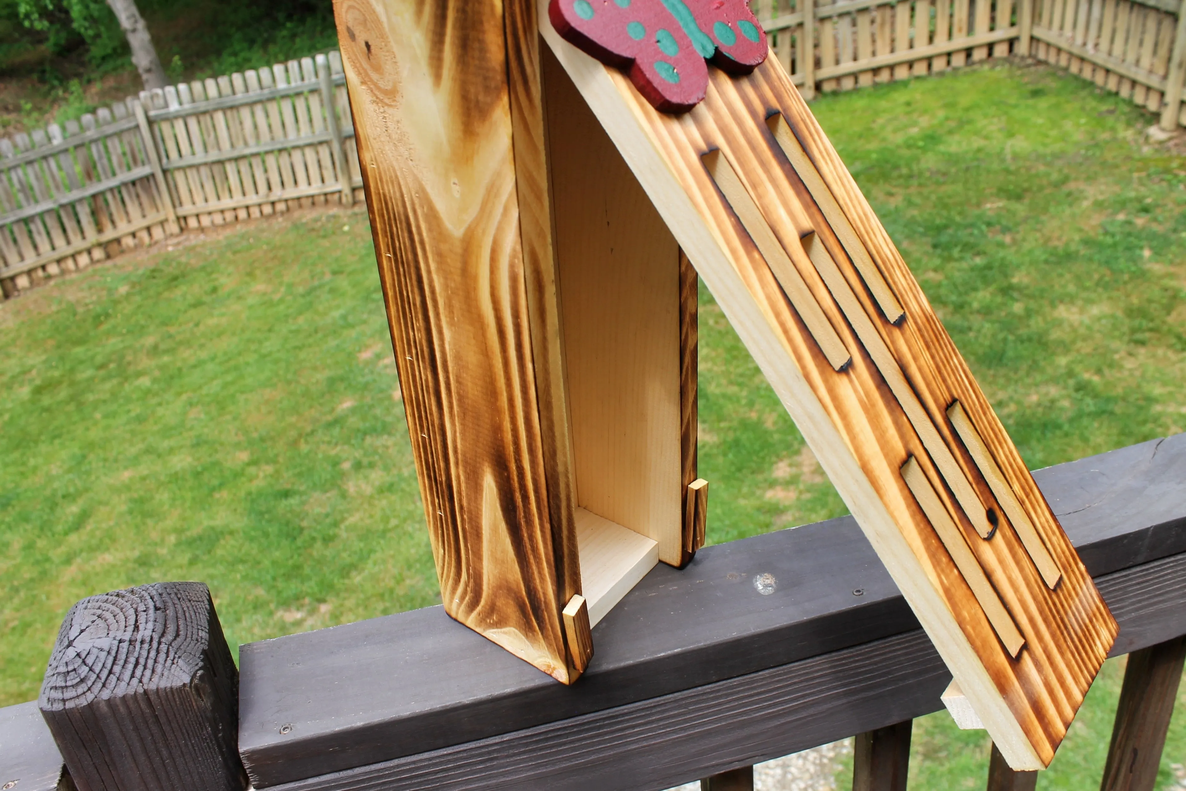 Handmade Wooden Butterfly House