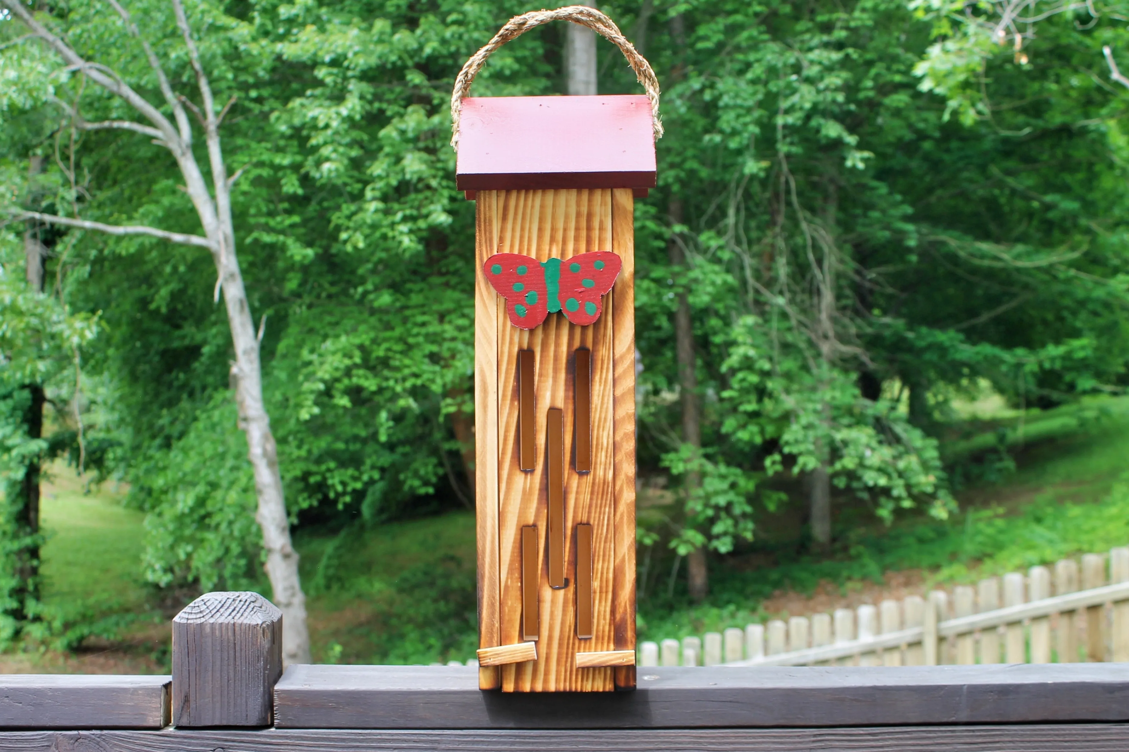 Handmade Wooden Butterfly House