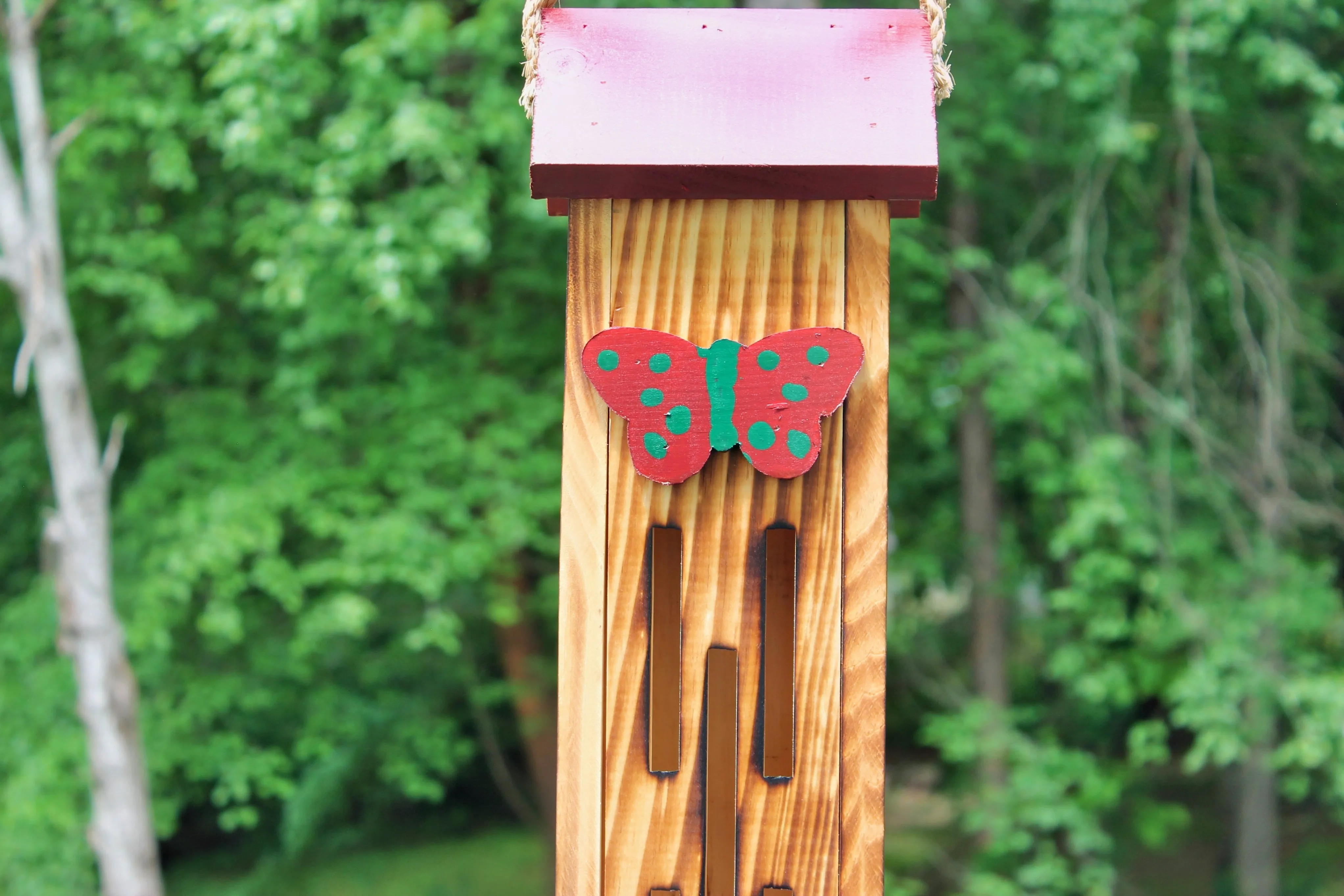Handmade Wooden Butterfly House