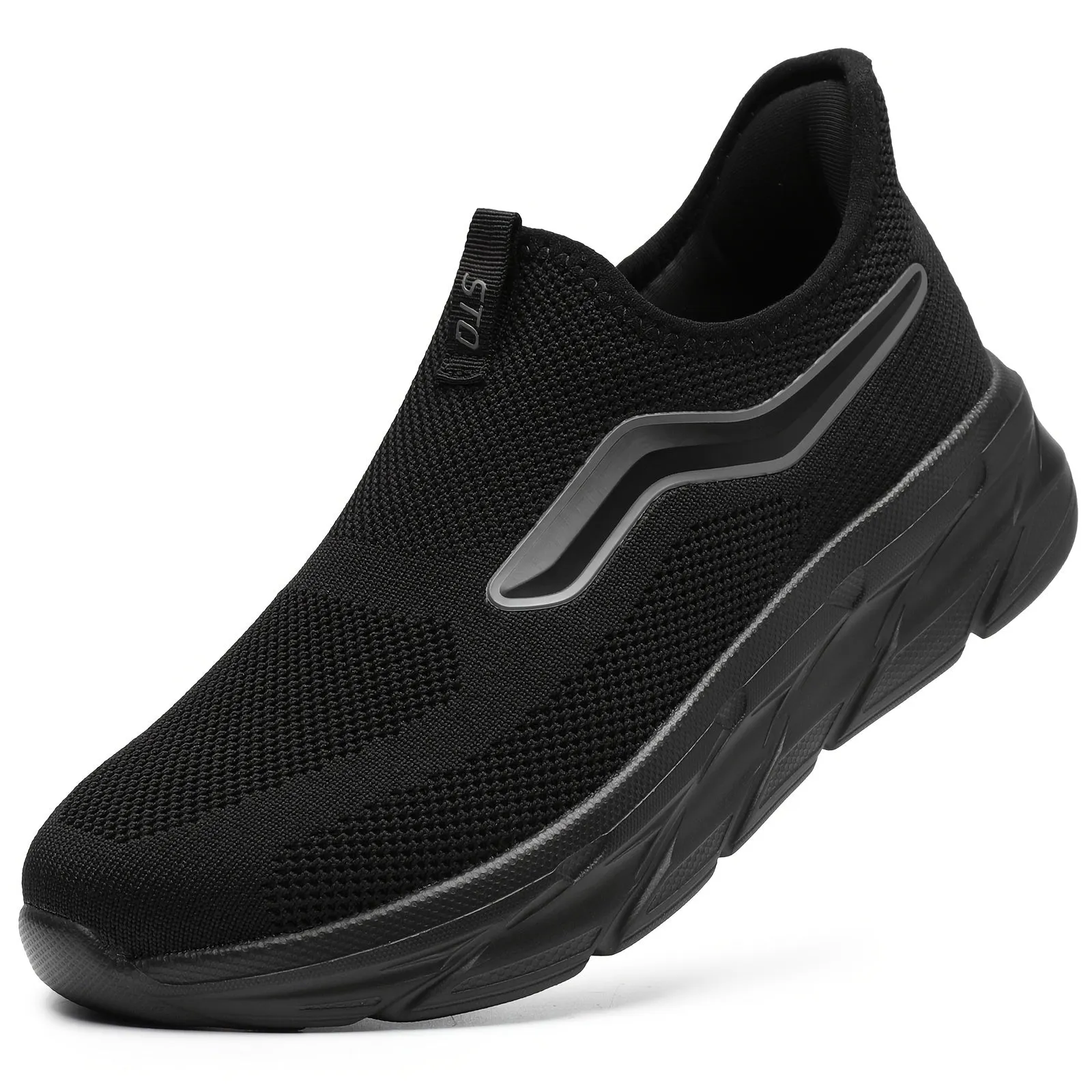Hands-Free Breathable Knit Walking Shoes – Lightweight & Non-Slip