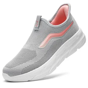 Hands-Free Breathable Knit Walking Shoes – Lightweight & Non-Slip