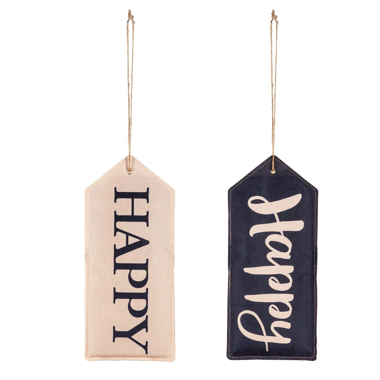 Happy Reversible Door Tag,2dt1771fb