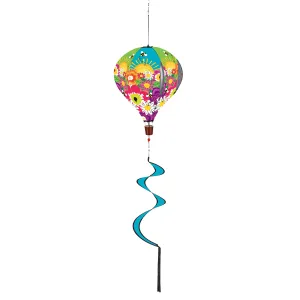 Hello Sunshine Burlap Balloon Spinner,45bb624