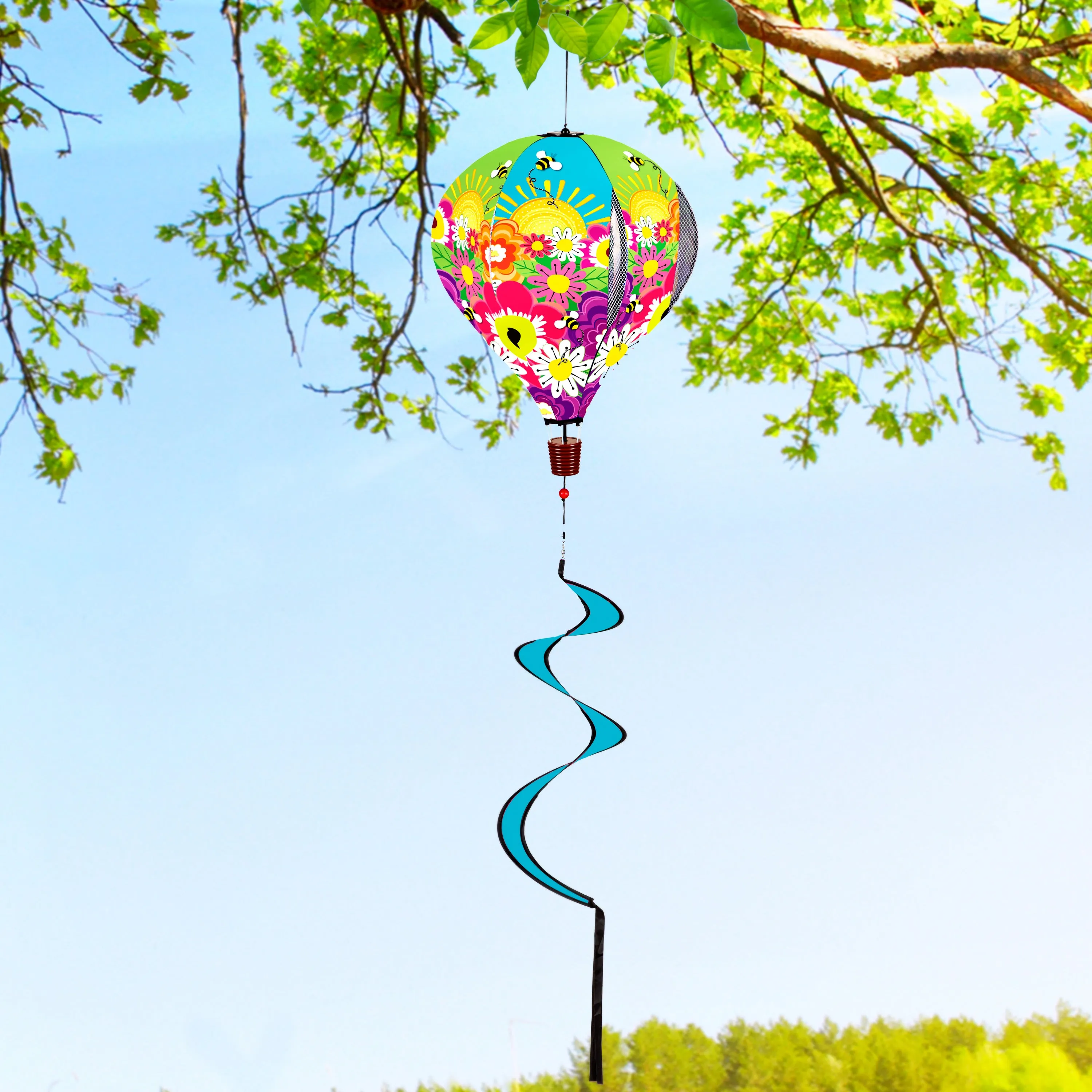 Hello Sunshine Burlap Balloon Spinner,45bb624