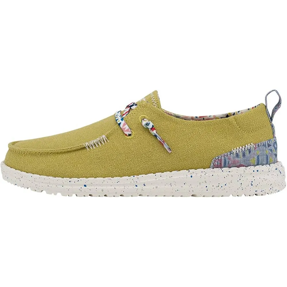 Hey Dude Women's Wendy Lace-Up Loafers Comfortable & Lightweight Ladies Shoes Multiple Sizes & Colors