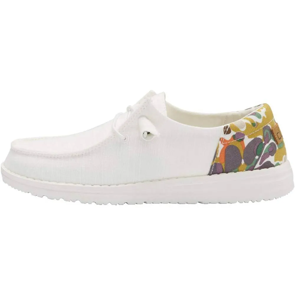 Hey Dude Women's Wendy Lace-Up Loafers Comfortable & Lightweight Ladies Shoes Multiple Sizes & Colors