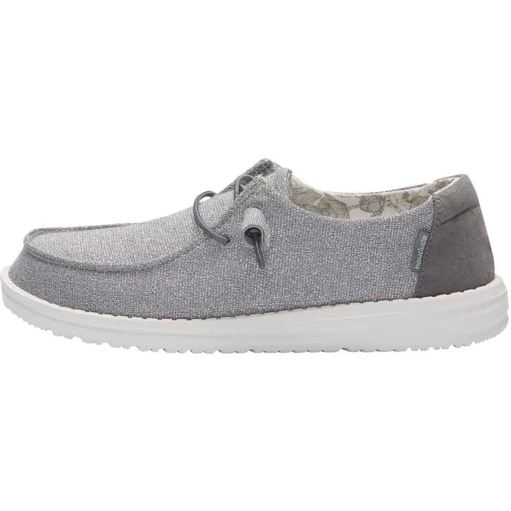 Hey Dude Women's Wendy Lace-Up Loafers Comfortable & Lightweight Ladies Shoes Multiple Sizes & Colors