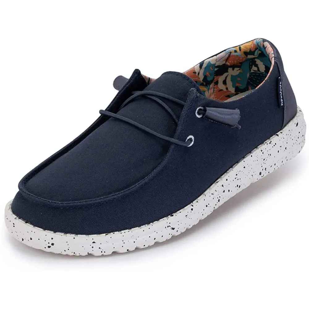 Hey Dude Women's Wendy Lace-Up Loafers Comfortable & Lightweight Ladies Shoes Multiple Sizes & Colors