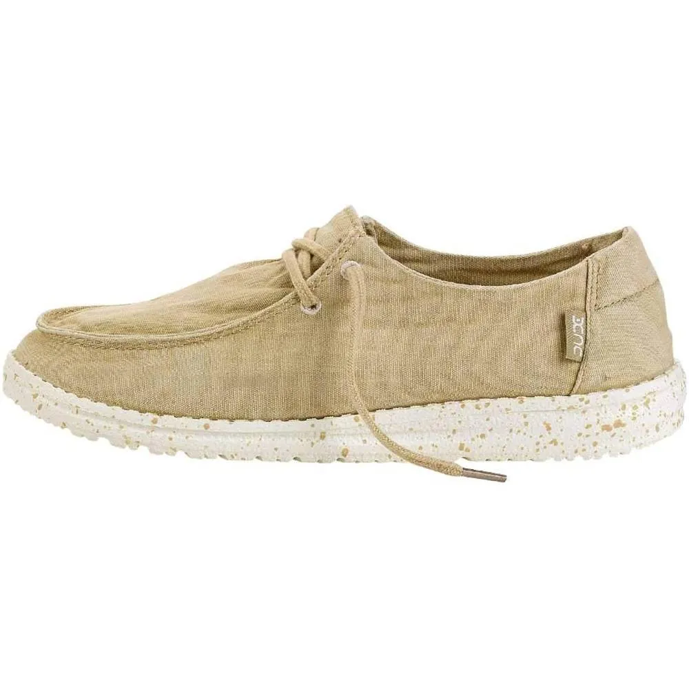 Hey Dude Women's Wendy Lace-Up Loafers Comfortable & Lightweight Ladies Shoes Multiple Sizes & Colors