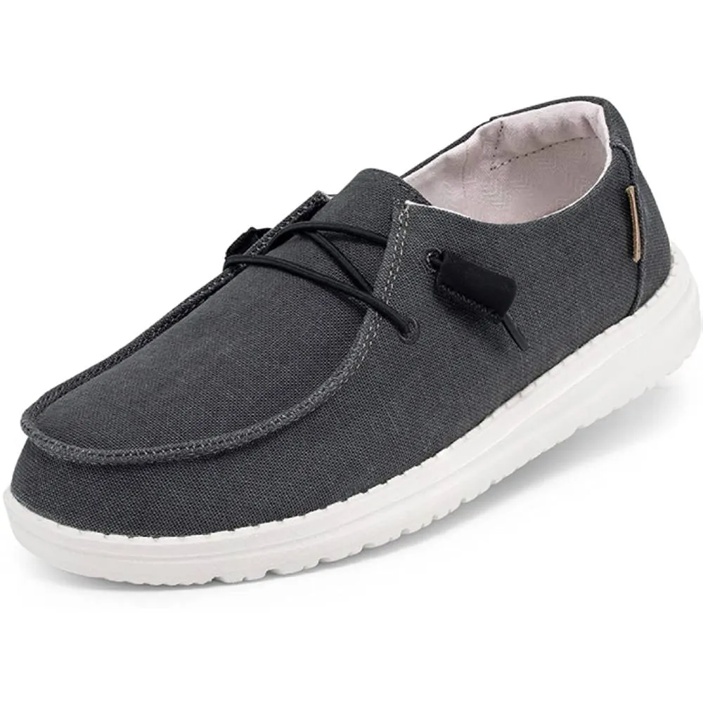 Hey Dude Women's Wendy Lace-Up Loafers Comfortable & Lightweight Ladies Shoes Multiple Sizes & Colors