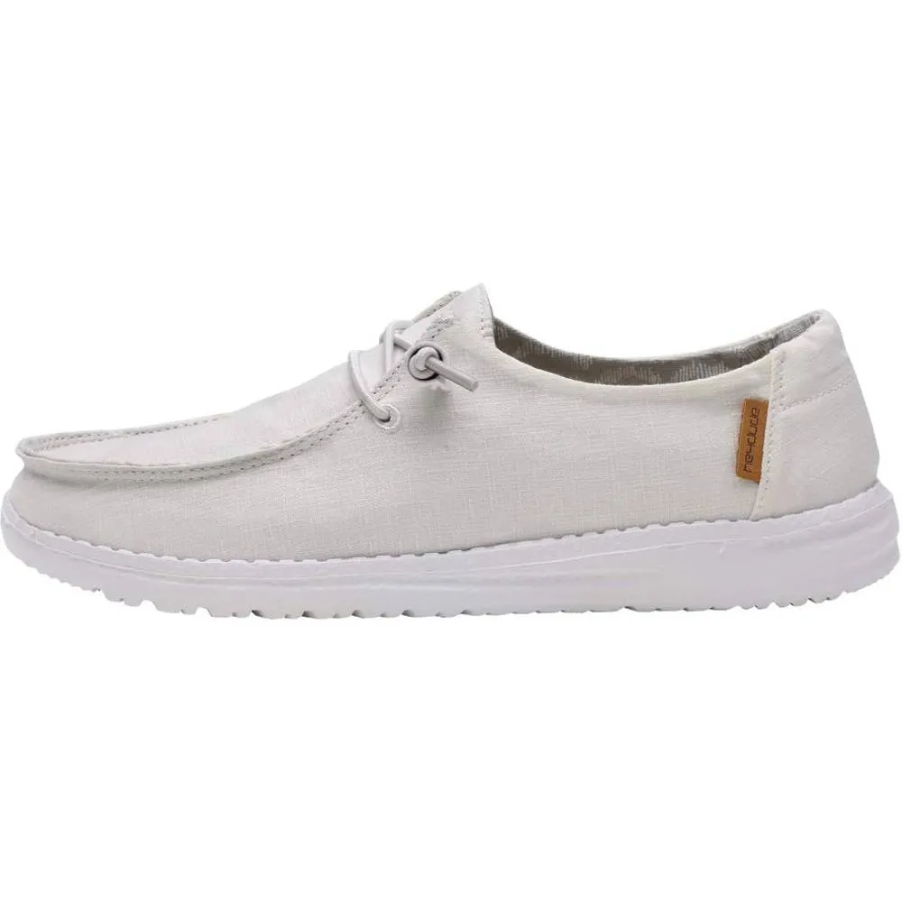 Hey Dude Women's Wendy Lace-Up Loafers Comfortable & Lightweight Ladies Shoes Multiple Sizes & Colors