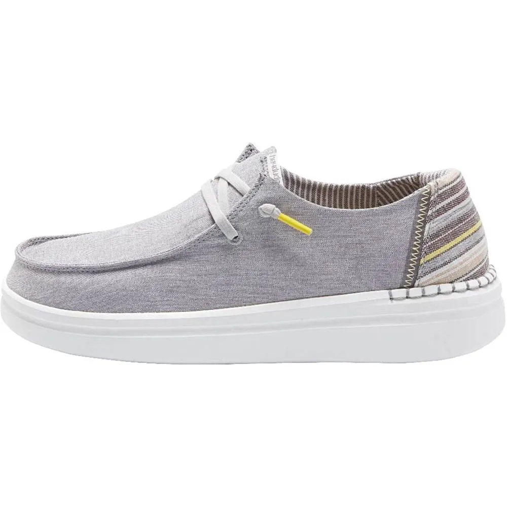 Hey Dude Women's Wendy Lace-Up Loafers Comfortable & Lightweight Ladies Shoes Multiple Sizes & Colors