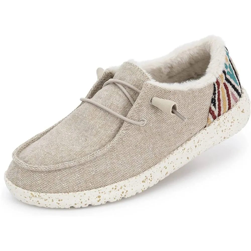 Hey Dude Women's Wendy Lace-Up Loafers Comfortable & Lightweight Ladies Shoes Multiple Sizes & Colors