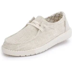 Hey Dude Women's Wendy Lace-Up Loafers Comfortable & Lightweight Ladies Shoes Multiple Sizes & Colors