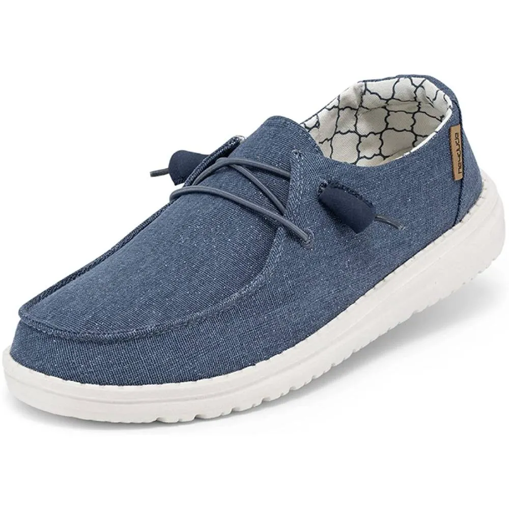 Hey Dude Women's Wendy Lace-Up Loafers Comfortable & Lightweight Ladies Shoes Multiple Sizes & Colors