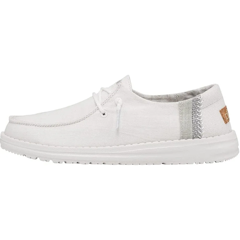 Hey Dude Women's Wendy Lace-Up Loafers Comfortable & Lightweight Ladies Shoes Multiple Sizes & Colors