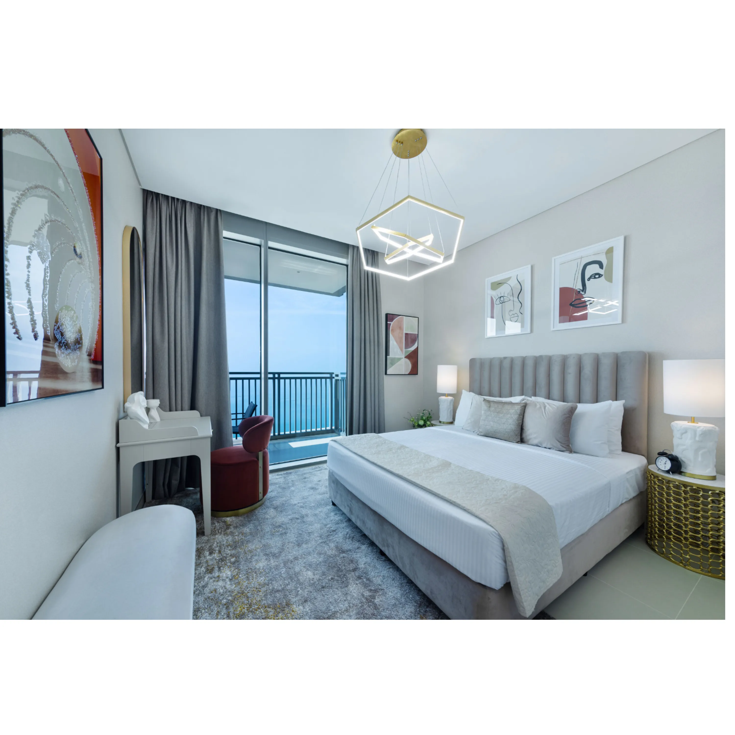 High-Class Apt in Dubai Marina w/ Full Sea Views