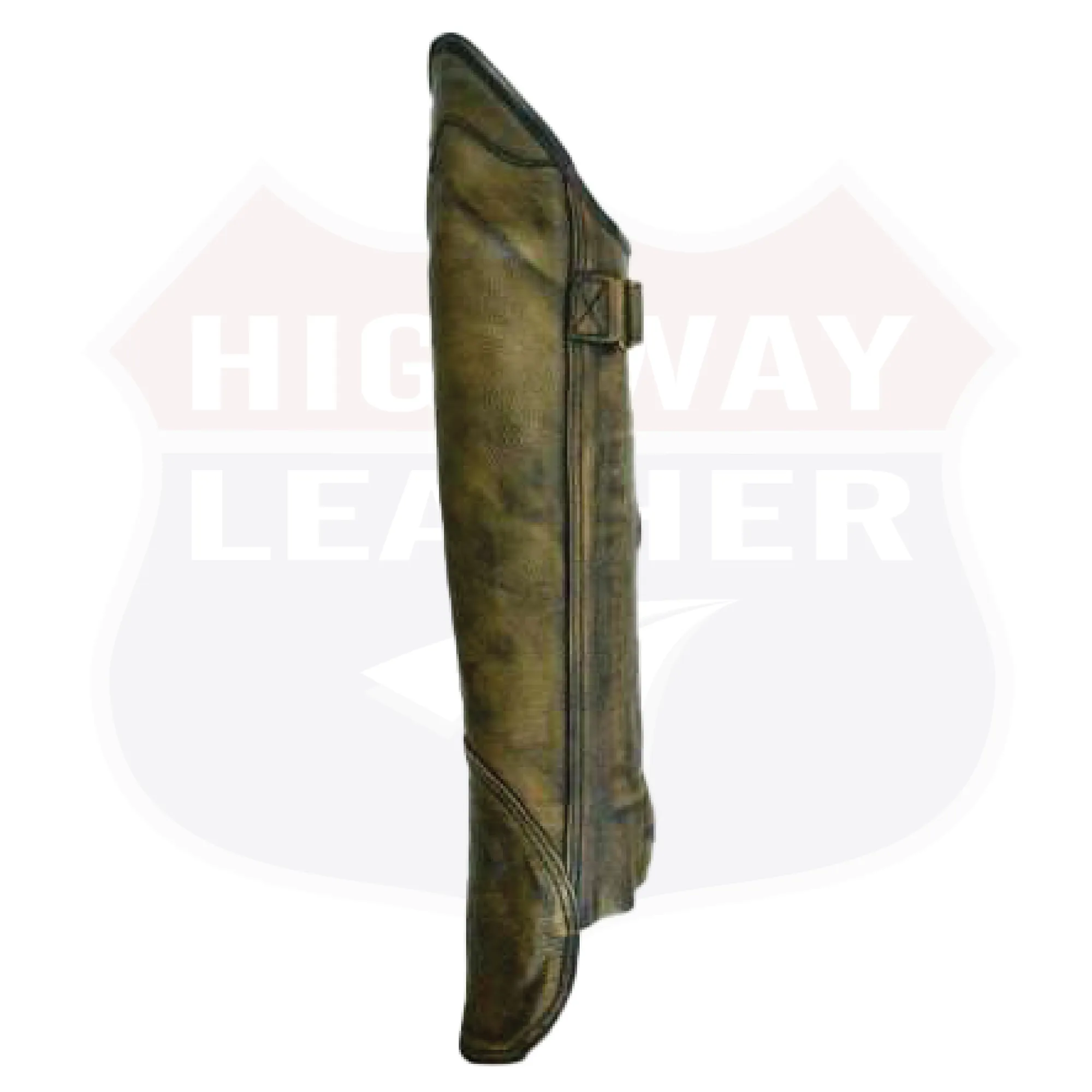 HL12826Brown Gaiter Chap - Short Legging Beige Brown Chap Knee high leg