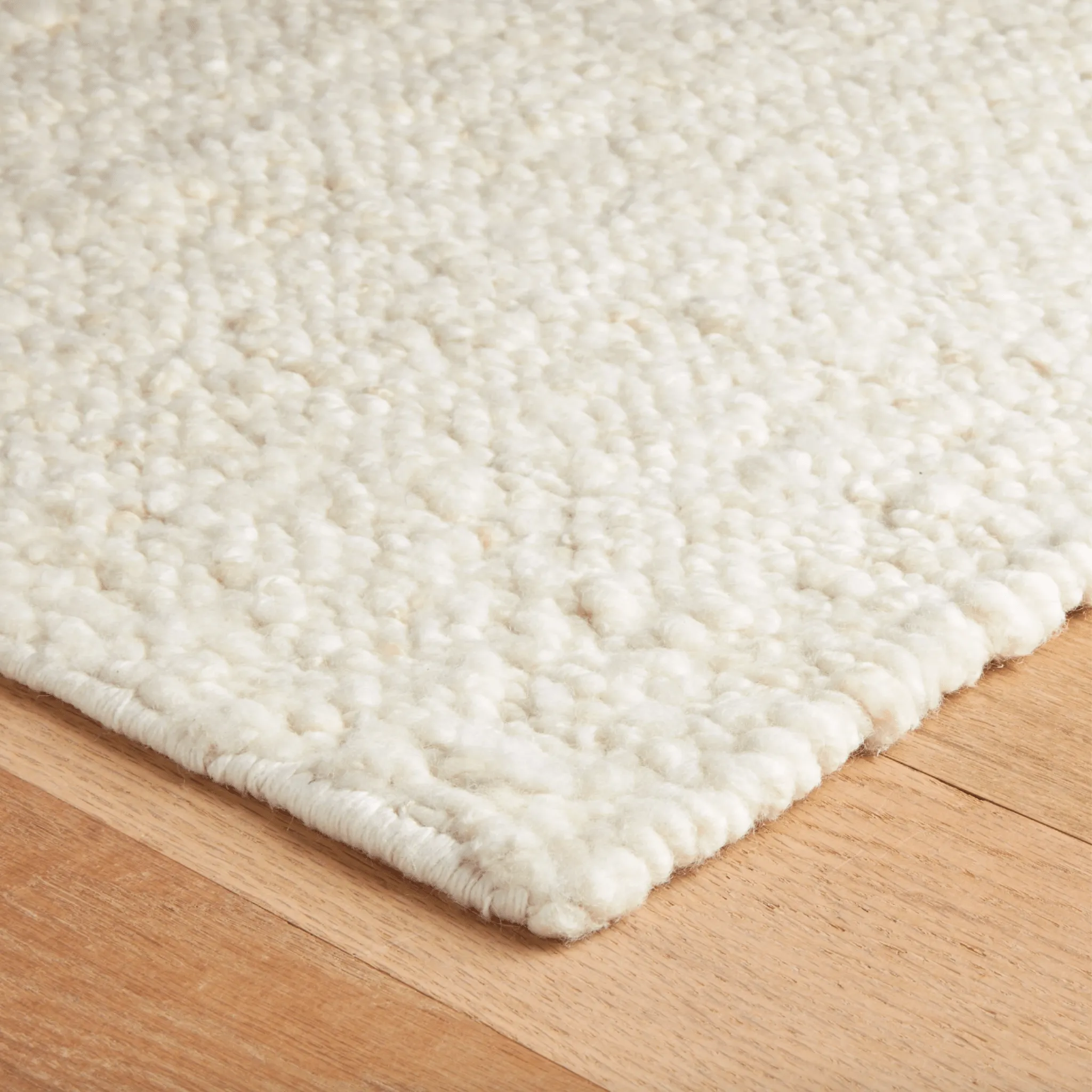 Holmstead Ivory Handwoven Wool Rug