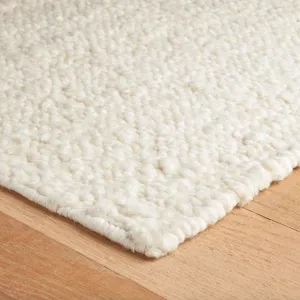 Holmstead Ivory Handwoven Wool Rug