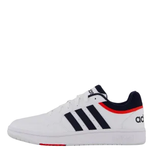 Hoops 3.0 Low Classic Vintage Shoes Cloud White / Legend Ink / Vivid Red