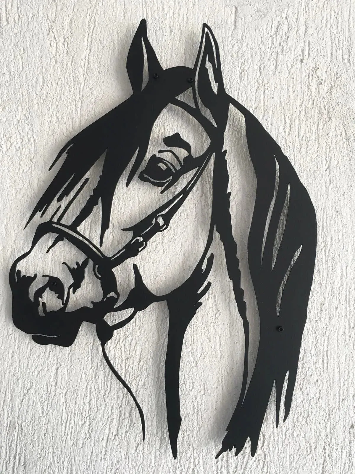 Horse Head Metal Wall Hanging Decor