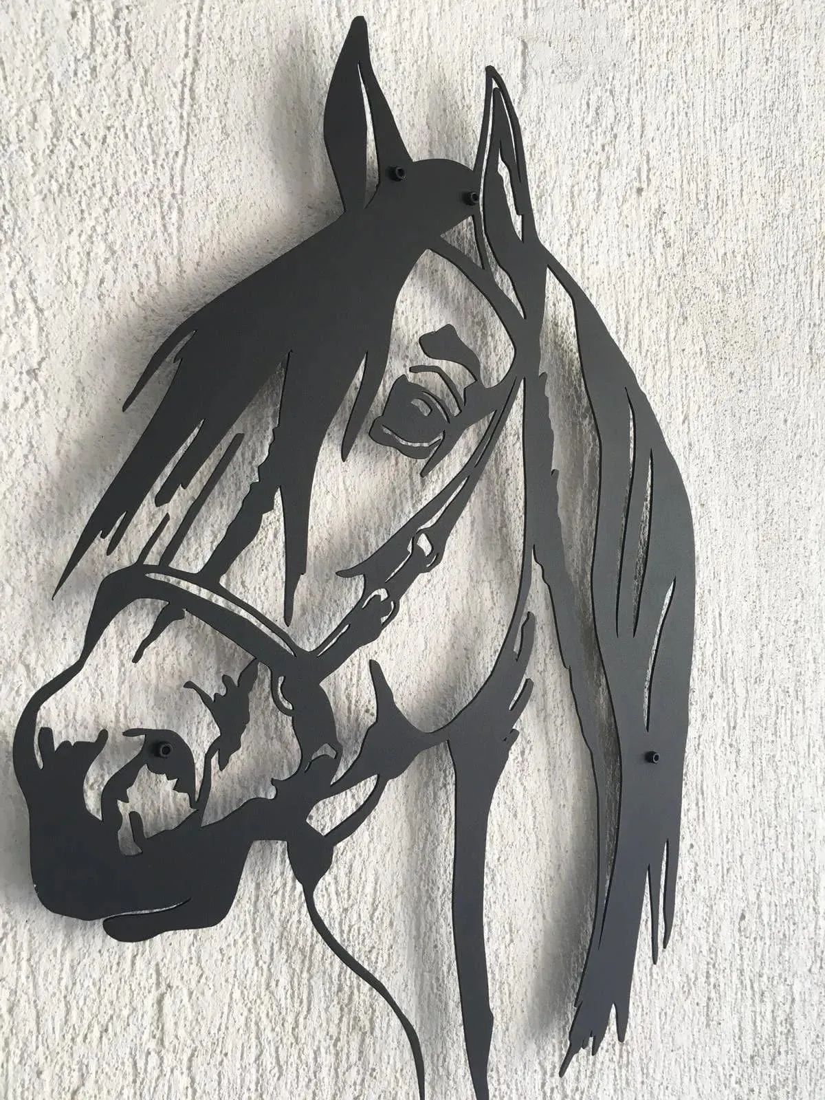 Horse Head Metal Wall Hanging Decor
