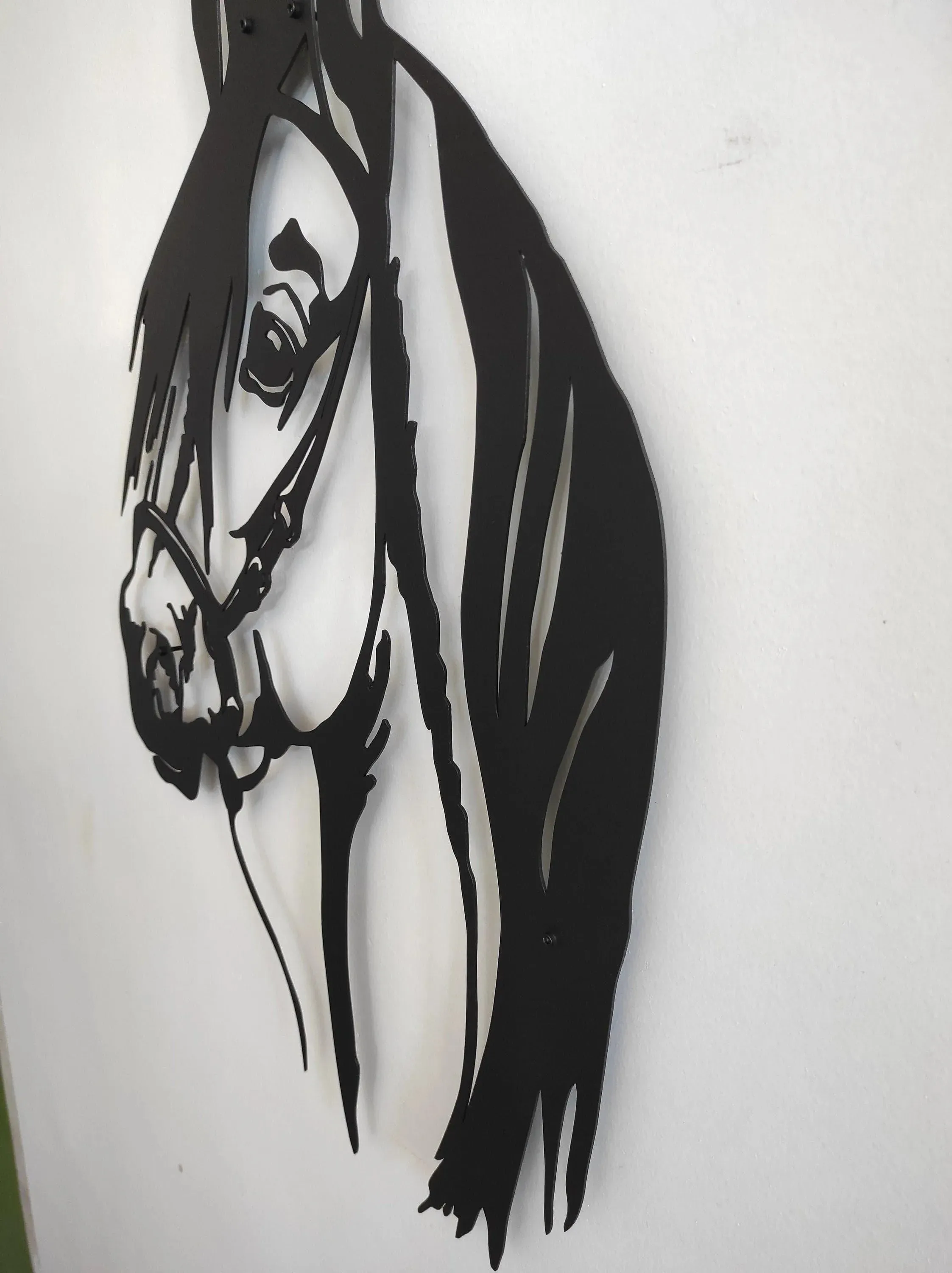 Horse Head Metal Wall Hanging Decor