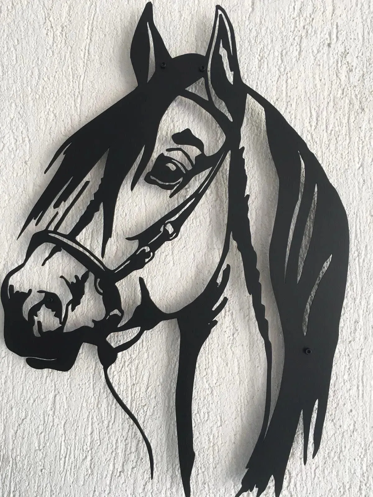 Horse Head Metal Wall Hanging Decor