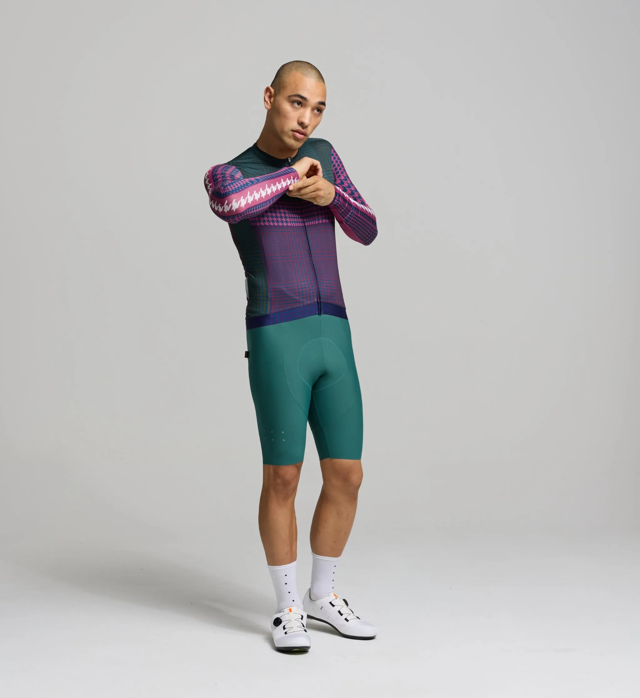 HoundsKNIT / Men's Training LS Jersey - Dusty Purple