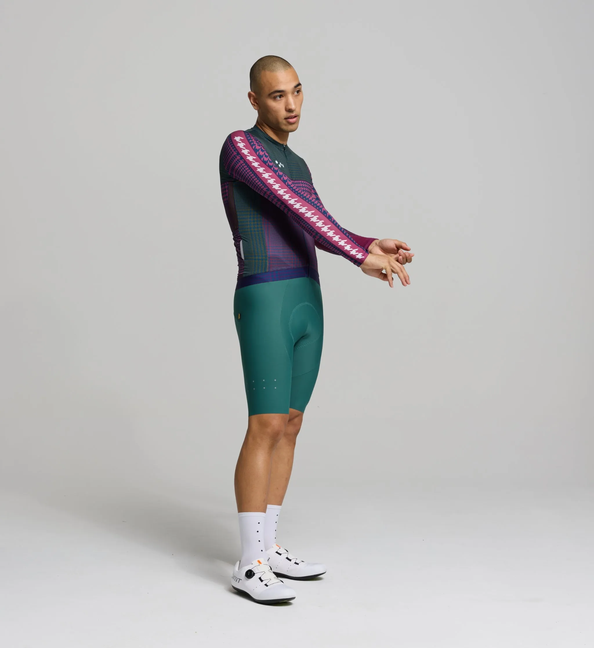 HoundsKNIT / Men's Training LS Jersey - Dusty Purple