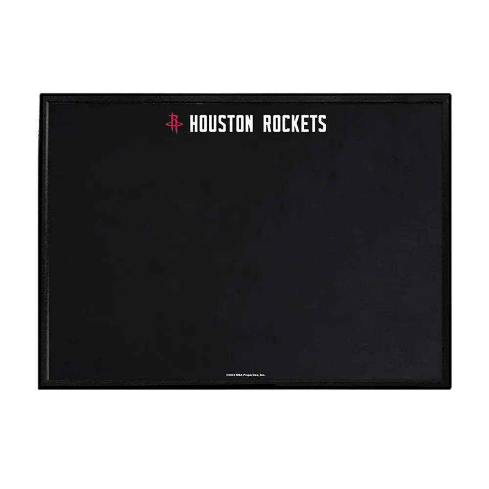 Houston Rockets: Framed Chalkboard