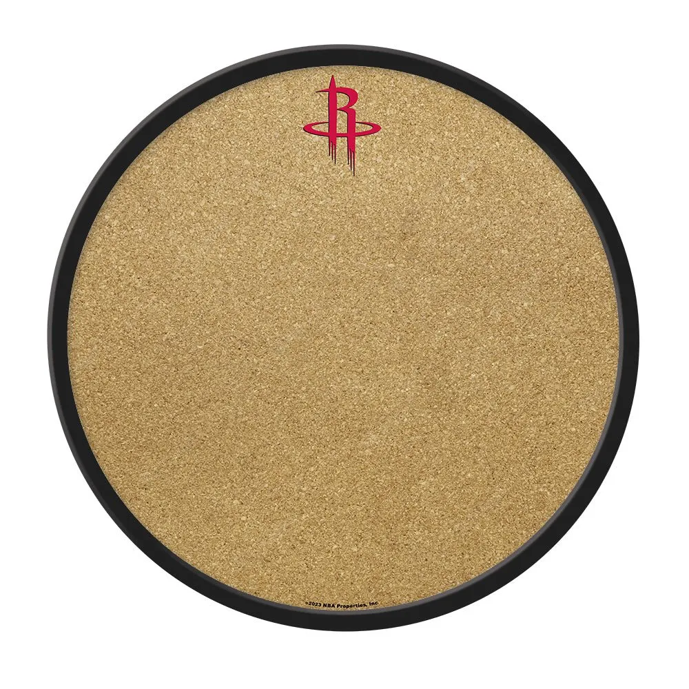 Houston Rockets: Modern Disc Cork Board