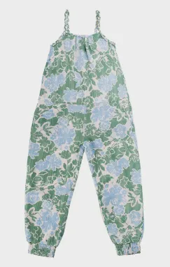 IMOGA Girls Zoey Gauze Jumpsuit-  Riviera