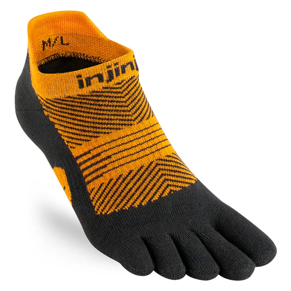 Injinji Womens RUN Lightweight No-Show Running Socks