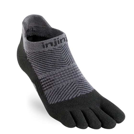 Injinji Womens RUN Lightweight No-Show Running Socks