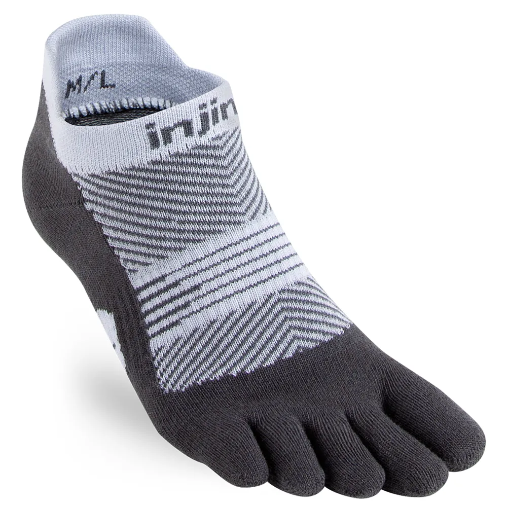 Injinji Womens RUN Lightweight No-Show Running Socks