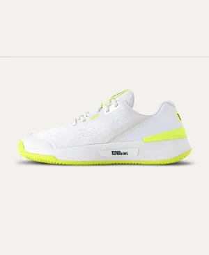 Intrigue Pro Women's Tennis Shoe - White, Safety Yellow, Navy Blazer