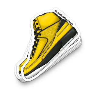 Jordan 2 "Candy" Yellow Sneaker Sticker