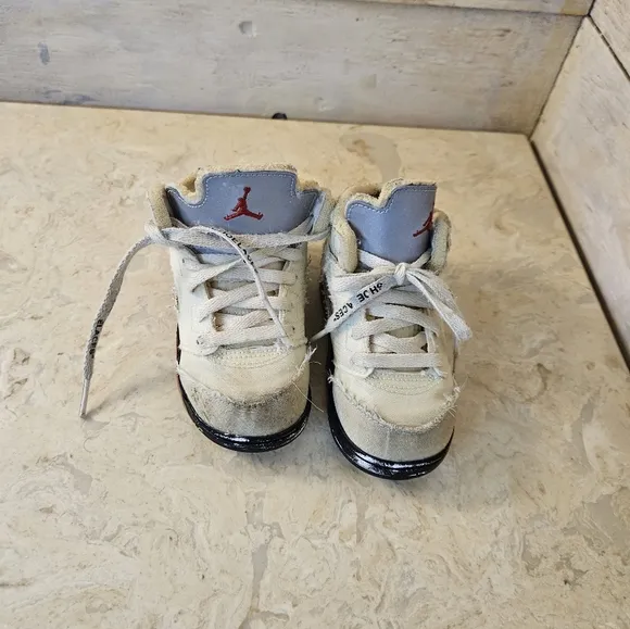 Jordan 5 Off white sail jordan retro 5 toddler shoes off-white